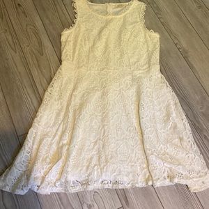 Rebellion Ivory Lace Dress